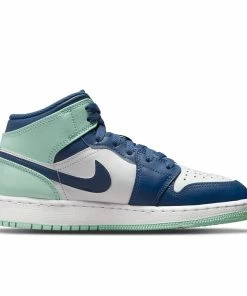 Jordan Brand Air Jordan 1 Mid (GS) - Mystic Navy/Mint Foam