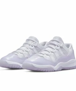 Jordan Brand Latest Air Jordan 11 Retro Low (PS) - White/Pure Violet