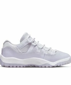 Jordan Brand Latest Air Jordan 11 Retro Low (PS) - White/Pure Violet