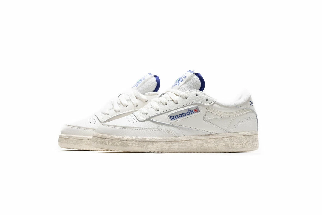 Reebok Club C 85 - Chalk/Alabaster/Bold Purple 3 Reebok Club C 85 - Chalk/Alabaster/Bold Purple