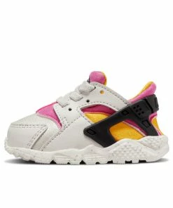 Nike Huarache Run (TD) - Light Bone/Lethal Pink/University Gold