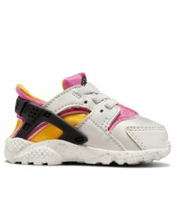 Nike Huarache Run (TD) - Light Bone/Lethal Pink/University Gold
