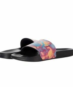 WMNS Puma Leadcat Tie Dye Slides - Puma Black/Scuba Blue