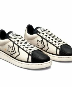 Converse X Joshua Vides Pro Leather - Natural Ivory/Black/White