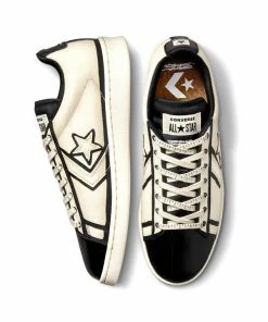 Converse X Joshua Vides Pro Leather - Natural Ivory/Black/White