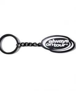 Always On Tour Latest AOT Spinner Keychain - Black/White