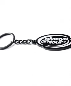 Always On Tour Latest AOT Spinner Keychain - Black/White