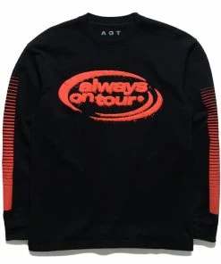 Always On Tour Latest AOT Spinner L/S Tee - Black