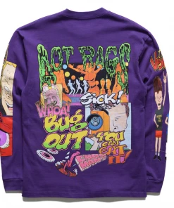 Always On Tour AOT Rags L/S Tee - Purple