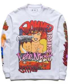 Always On Tour AOT Rags L/S Tee - White Latest