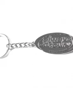 Always On Tour AOT Spinner Keychain - Silver