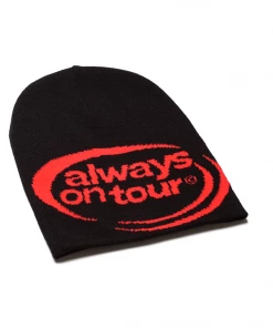 Always On Tour Latest AOT Spinner Beanie - Black/Red