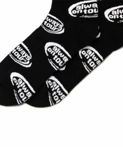 Always On Tour AOT Spinner Socks - Black/White