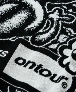 Always On Tour AOT Lips Sweater - Black/White