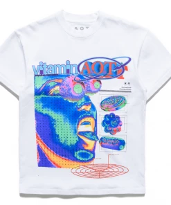 Always On Tour AOT Vitamin Tee - White