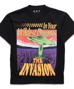 Always On Tour Latest AOT Invasion Dreams Tee - Black