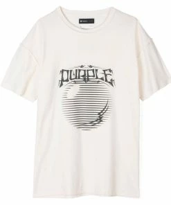 Purple Brand Asterism Tee - White