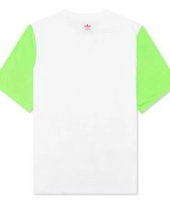 Adidas X Jeremy Scott Tee - White/Solar Green