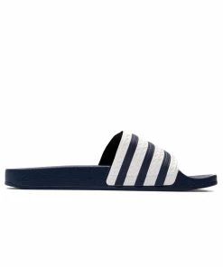 Adidas Adilette Slide - Adi Blue/White