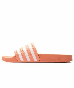 Sneaker Politics Shop 66 Adidas Adilette Slide - Ambient Blush/Cloud White