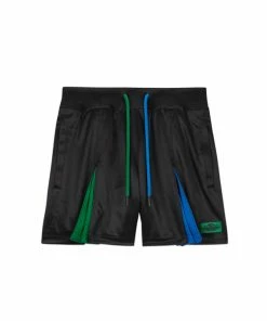 Jordan Brand WMNS Jordan X Aleali May Pleated Shorts - Black/Game Royal/Pine Green