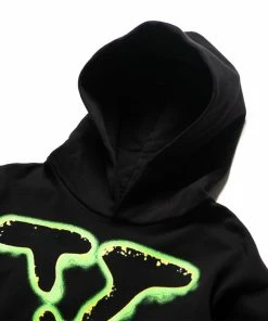 Always On Tour Latest AOT Invasion Hoodie - Black/Green