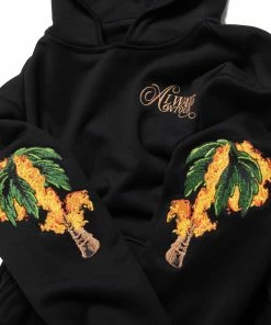 Always On Tour AOT Palm Tree Hoodie - Black Latest
