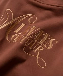 Always On Tour AOT Palm Tree Hoodie - Brown Latest