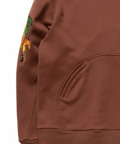 Always On Tour AOT Palm Tree Hoodie - Brown Latest