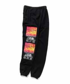 Always On Tour AOT Script Sweatpants - Black Latest