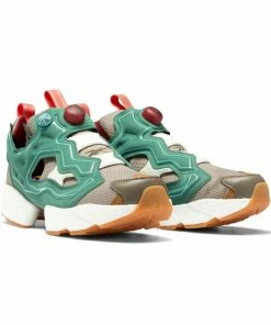 BBC X Reebok Instapump Fury Boost - Pine Green/Boulder Grey/Triathlon Red