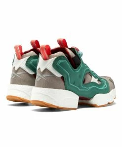 BBC X Reebok Instapump Fury Boost - Pine Green/Boulder Grey/Triathlon Red