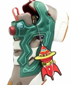 BBC X Reebok Instapump Fury Boost - Pine Green/Boulder Grey/Triathlon Red