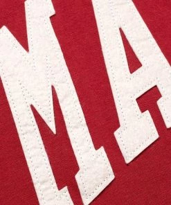 Market Colorblock Tee - Burgundy/Navy