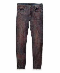 Purple Brand Slim Fit Jeans - Crimson Indigo Dirty Resin