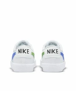 Latest Nike Blazer Low '77 (GS) - White/Medium Blue/Chlorophyll