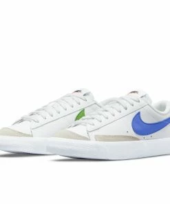 Latest Nike Blazer Low '77 (GS) - White/Medium Blue/Chlorophyll