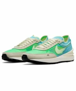 WMNS Nike Waffle One - Bleached Aqua/Lime Glow