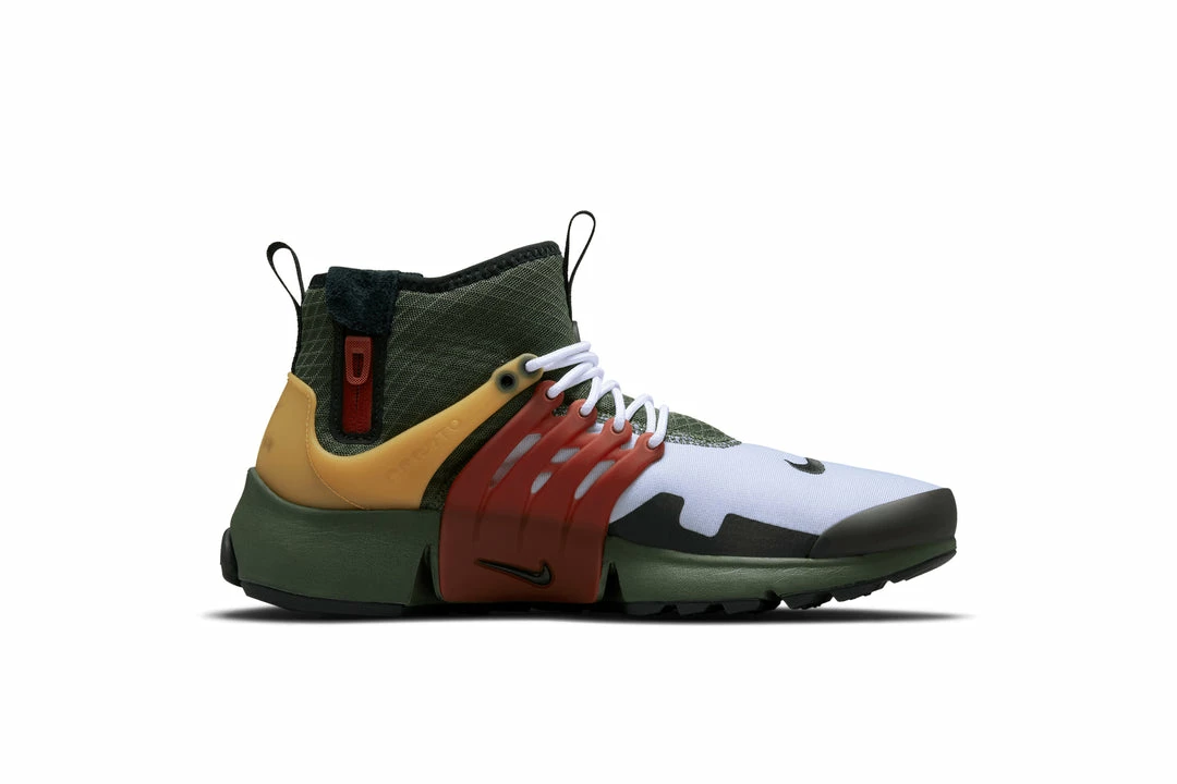 Nike Air Presto Mid Utility - Carbon Green/Black/Ghost/Pollen 2 Nike Air Presto Mid Utility - Carbon Green/Black/Ghost/Pollen