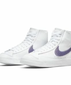 WMNS Nike Blazer Mid '77 Essential - White/Canyon Purple Latest 8 WMNS Nike Blazer Mid '77 Essential - White/Canyon Purple Latest