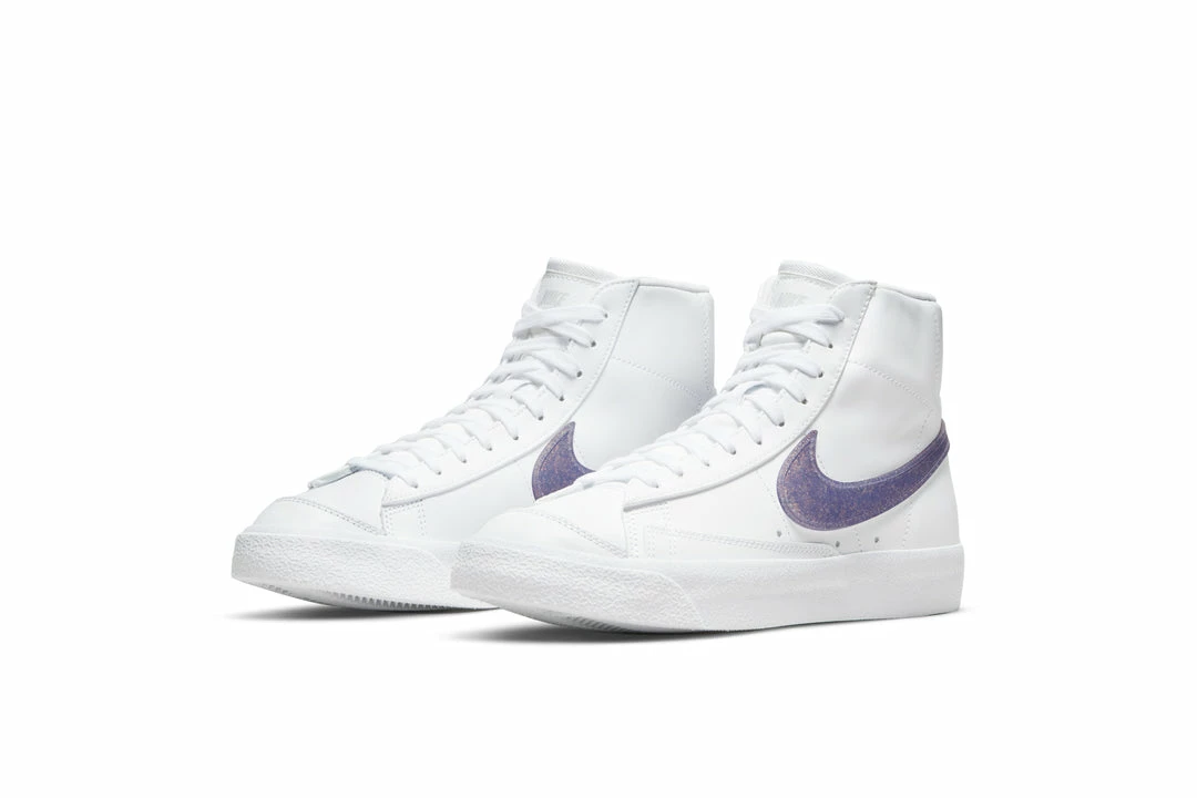 WMNS Nike Blazer Mid '77 Essential - White/Canyon Purple Latest 3 WMNS Nike Blazer Mid '77 Essential - White/Canyon Purple Latest