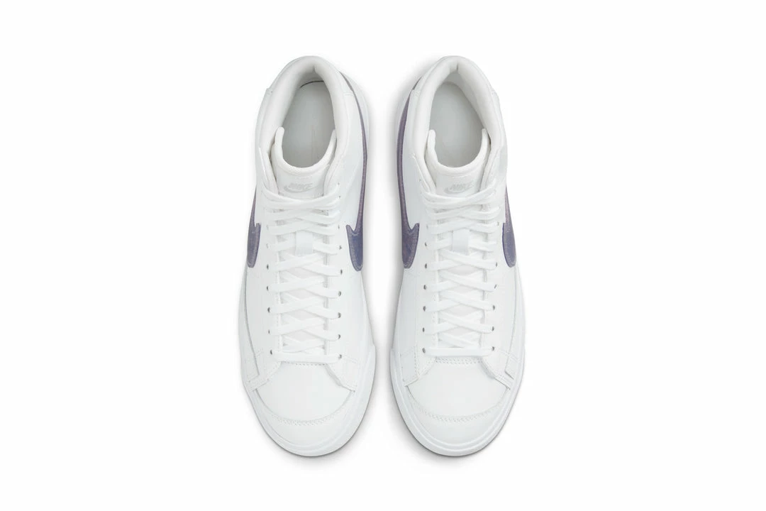 WMNS Nike Blazer Mid '77 Essential - White/Canyon Purple Latest 4 WMNS Nike Blazer Mid '77 Essential - White/Canyon Purple Latest