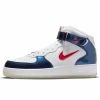 Nike Air Force 1 Mid QS - White/University Red/Midnight Navy
