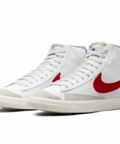 Nike Blazer Mid '77 Vintage - White/Gym Red/Light Smoke Grey