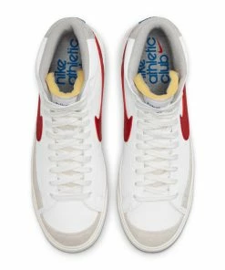 Nike Blazer Mid '77 Vintage - White/Gym Red/Light Smoke Grey