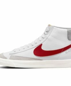 Nike Blazer Mid '77 Vintage - White/Gym Red/Light Smoke Grey