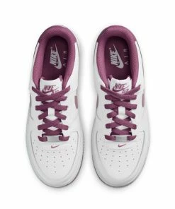 Nike Force 1 '06 (GS) - White/Light Bordeaux