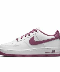 Nike Force 1 '06 (GS) - White/Light Bordeaux