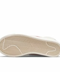 Nike Blazer Mid '77 (GS) - White/Gym Red/Light Smoke Grey