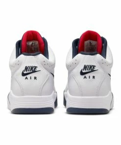 Nike Air Flight Lite Mid - White/Midnight Navy/University Red Latest
